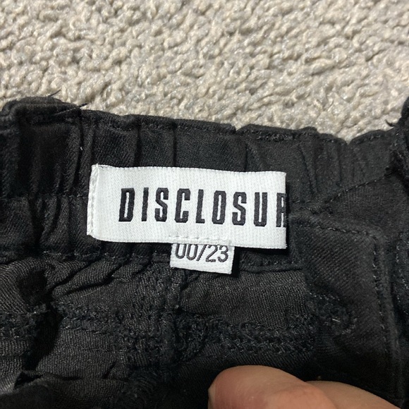 Black baggy pants from Disclosure size 00/23 - Picture 2 of 3